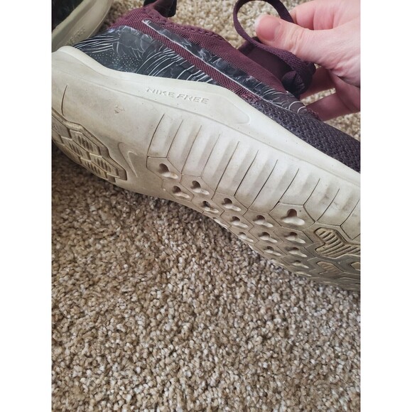 Womens Nike Free training maroon marble shoes 7.5 - Picture 5 of 7